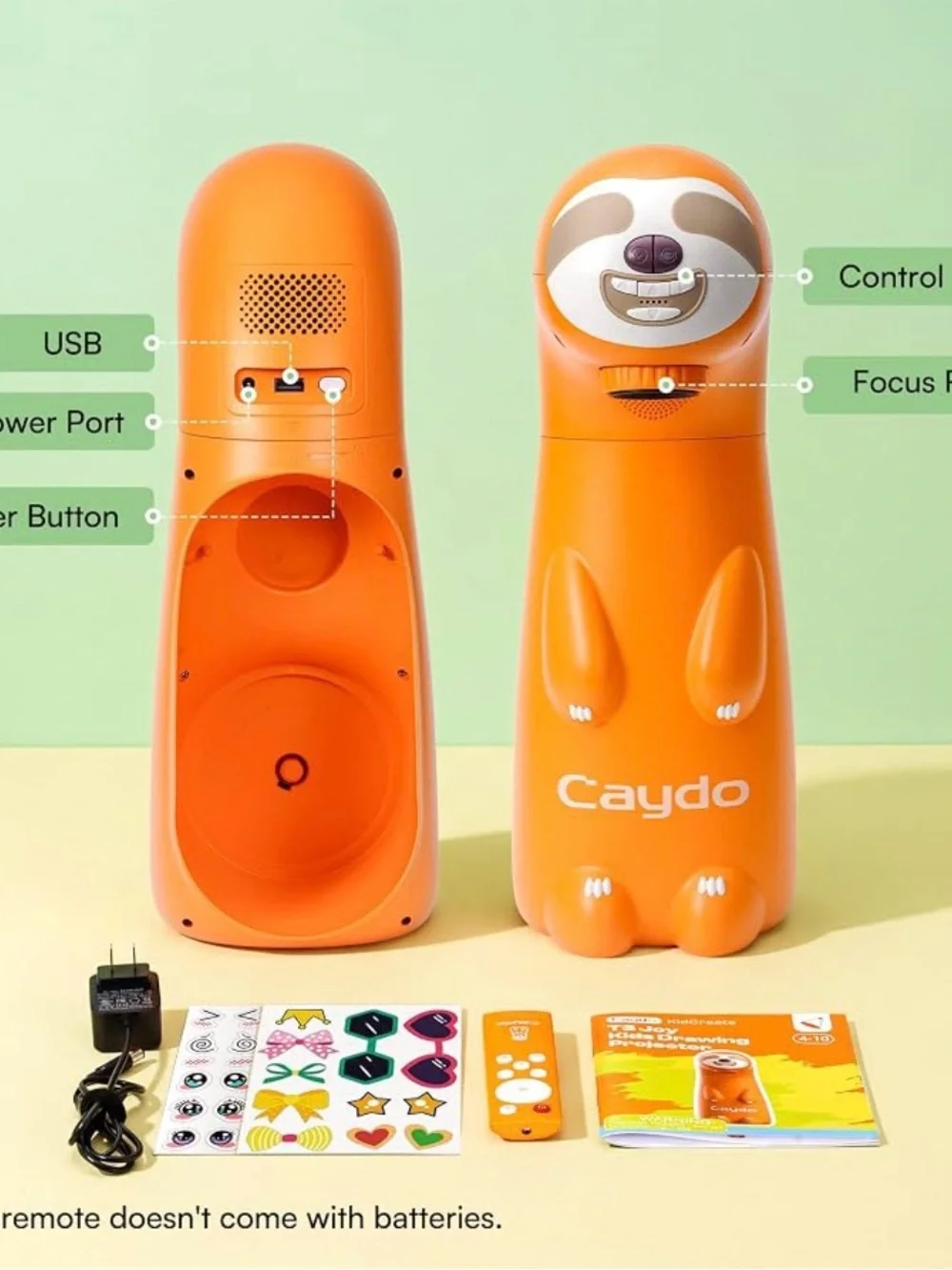 Orange Sloth Kids Drawing Projector
